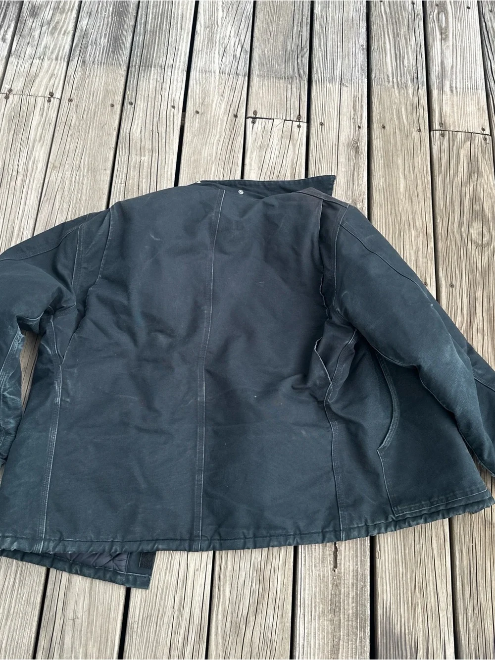 Vintage Carhartt Canvas Arctic Work Jacket Men’s Size XL - Picture 4 of 7